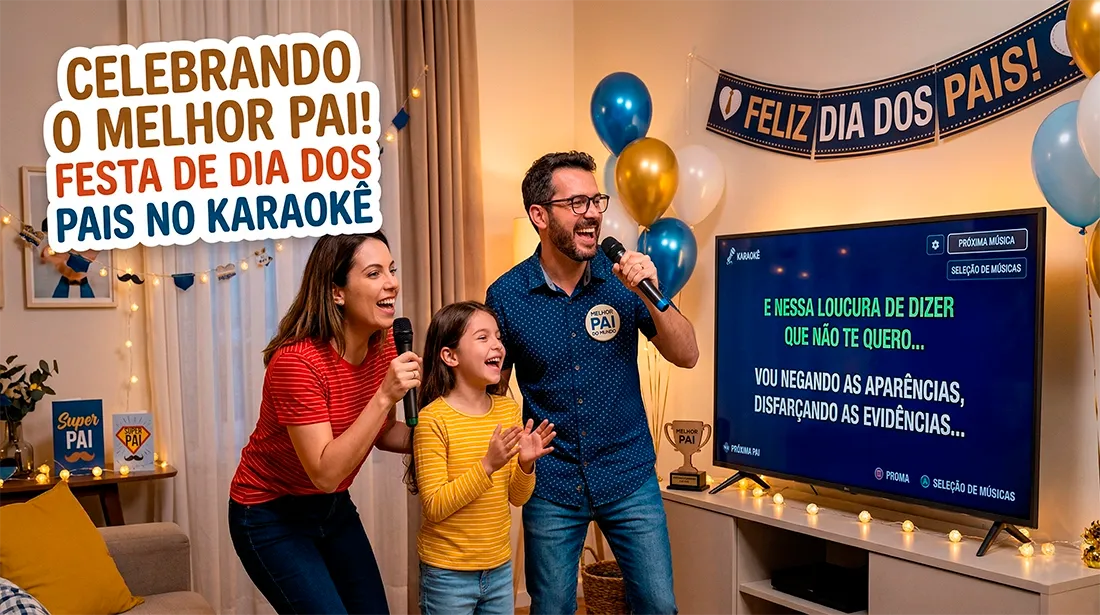 Karaokê para o Dia dos Pais em São Paulo — Homenagem Musical Especial