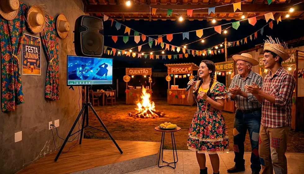 Karaokê para Festa Junina: Arraiá com Muita Música e Animação